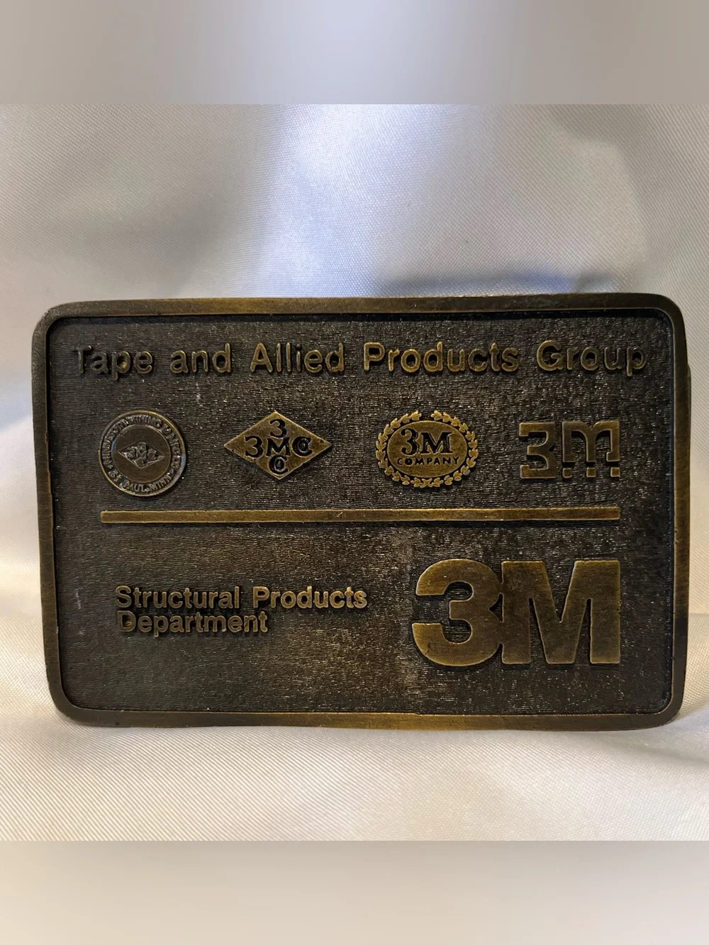 Vintage 3M Tape Allied Products Structural Products Belt Buckle